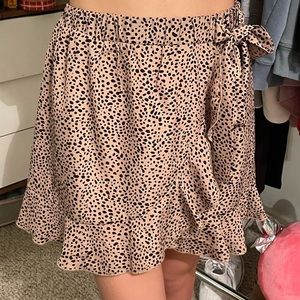 Cloud Ten Cheetah Print Skirt
